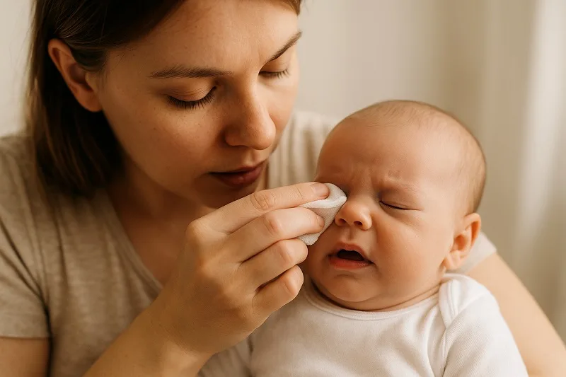 cuidado de ojos en recién nacidos