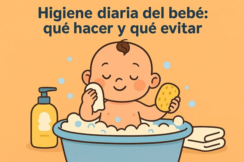 higiene diaria del bebé