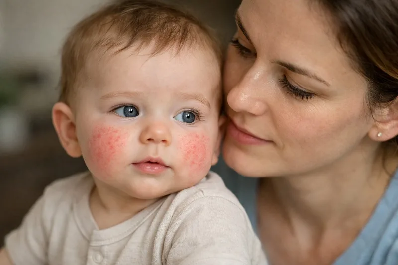 alergias en bebés