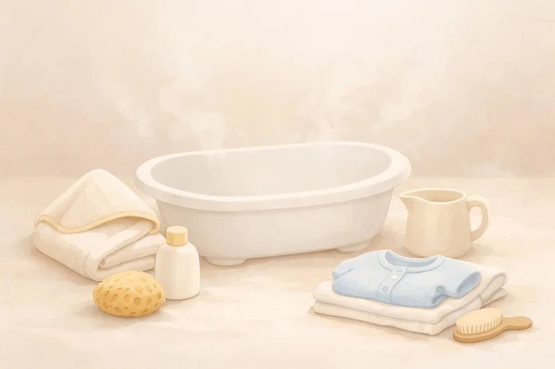 cómo bañar a un recién nacido