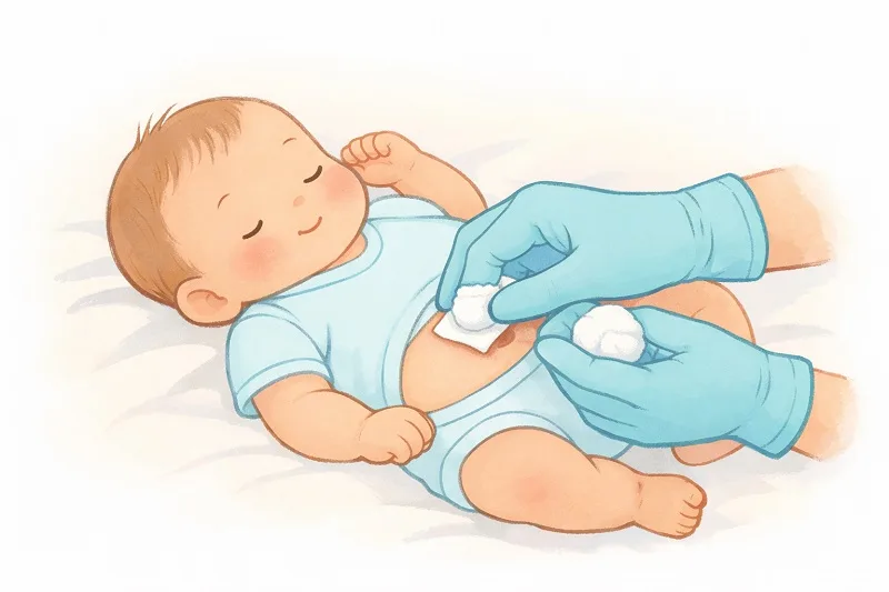 limpieza ombligo recién nacido