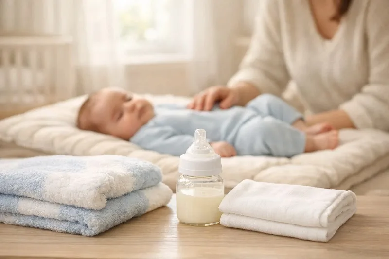 Cómo aliviar gases en el bebé